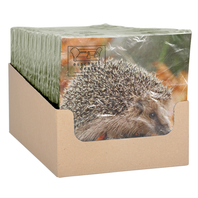 Servilletas de Papel Erizos 33x33cm